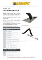 Glue-fumes extractor