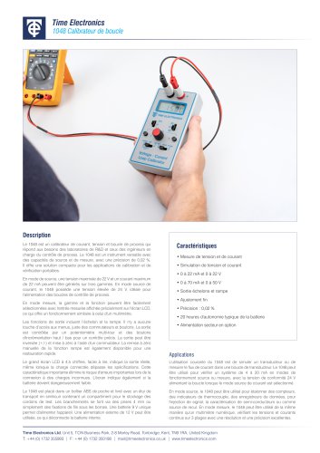 1048 Calibrateur de boucle