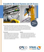 CraneKit for Monorail Systems and Jib-Cranes