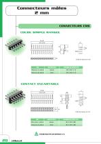 Connectique pour circuits imprimés - 22