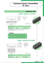 Connectique pour circuits imprimés - 25