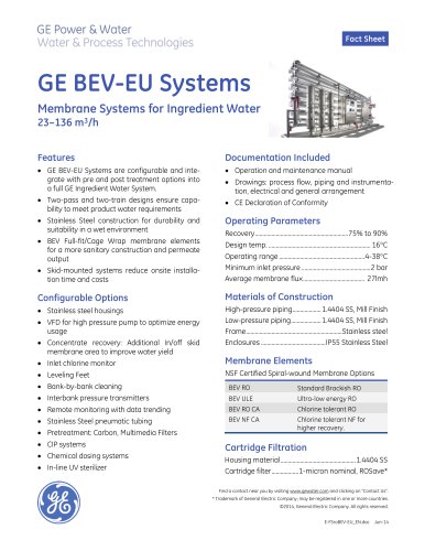 GE BEV-EU Systems