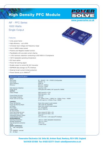 High Density PFC Module