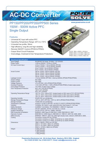 PP150-PP500 Series