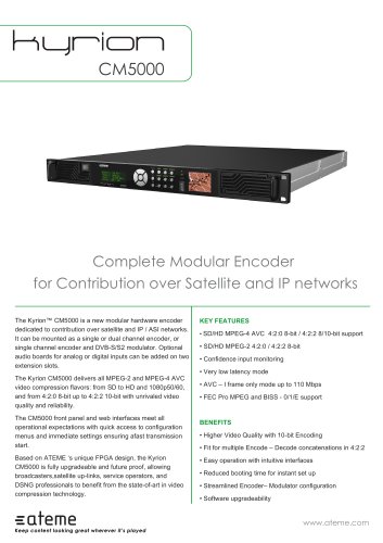 Kyrion CM5000 Datasheet