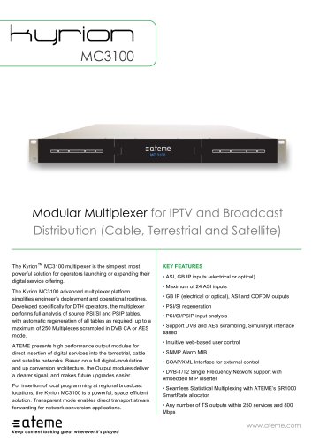 MC3100 Datasheet