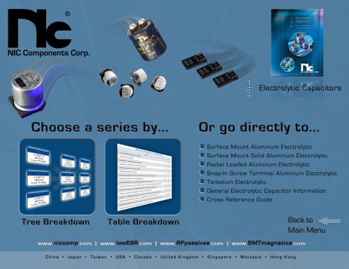 Electrolytic Capacitors Catalog