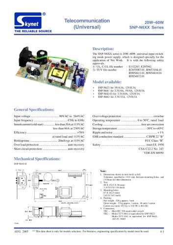 SNP-N6XX Series