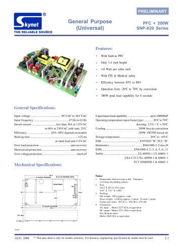 SNP-X20 Series 