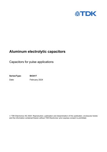 Aluminum electrolytic capacitors