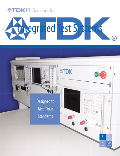 RF Integrated Test Systems