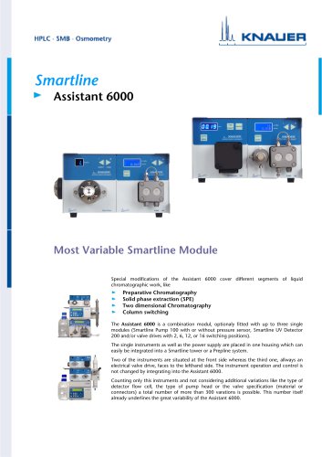 Smartline Assistant 6000 brochure