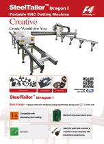 SteelTailor DragonII portable gantry cnc cutting machine