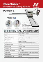 SteelTailor POWER E CNC cutting machine