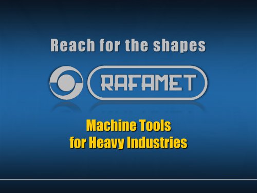 Machine tools for heavy industries