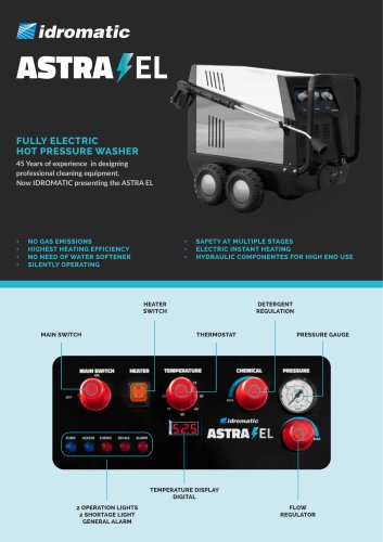 ASTRA EL - ELECTRIC PRESSURE CLEANER HOT WATER