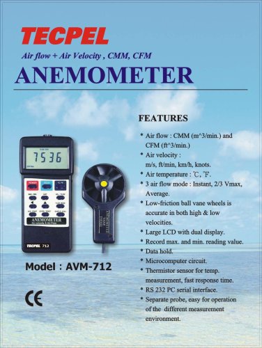 Anemometer ( AVM712)