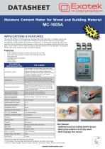 Pin free Moisture meter for Wood and building material MC-160SA