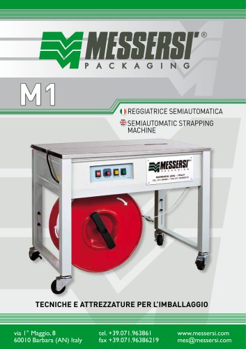 M1 semiautomatic strapping machine