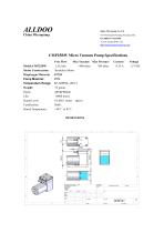 Longlife brushless DC motor air vacuum micropumps