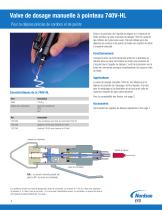 Valves manuelles fiche de données - 4