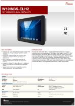 10.1" ARM A53 EL Series HMI Panel PC W10IM3S-ELH2