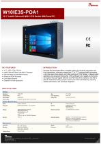 10.1" Intel® Celeron® N6211 PO Series HMI Panel PC W10IE3S-POA1