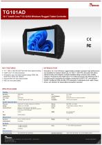 10.1” Intel® Core™ i5-1235U Windows Rugged Tablet Controller TG101AD