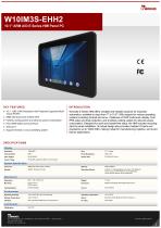 10.1" Qualcomm Snapdragon™ 660 E Series HMI Panel PC W10IQ3S-EHH2