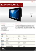 10.1" Qualcomm Snapdragon™ 660 S Series HMI Panel PCW10IQ3S-PCH2-POE