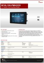 10.1" Resistive Touch Panel Mount Display W10L100-PMH2OD