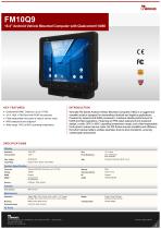 10.4" Android Vehicle Mounted Computer with Qualcomm® 6490 FM10Q9