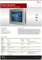 10.4" IP65 Stainless Resistive Chassis Display R10L100-65T2