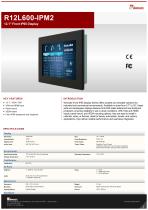 12.1" Front IP65 Display  R12L600-IPM2