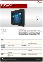 12.1" Front IP65 Display  R12T600-IPL1