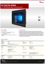 12.1" Intel® Celeron® N6211 Front IP65 Panel PC R12IE3S-IPM2