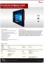 12.1" Intel® Celeron® N6211 S Series HMI Panel PC R12IE3S-PCM2AC-POE