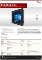 12.1" Intel® Core™ i5-1235U Front IP65 Panel PC R12IAD3S-IPM2