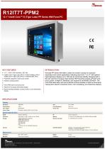 12.1” Intel® Core™ i5 (Tiger Lake) PP Series HMI Panel PC R12IT7T-PPM2