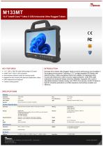 13.3” Intel® Core™ Ultra 5 125U Industrial Ultra Rugged Table M133MT