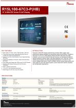15″ G-WIN IP67 Series P-CAP Display R15L100-67C3-P(HB)