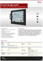 15" Intel® Core™ i5-1135G7 Defence Console Rack Panel PC R15IT3S-MLA3FP