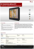 15" Intel® Core™ i5-1335U Flat PCAP ECDIS Marine Panel PC R15IAD3S-MRA3FP