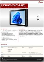 15" Intel® Processor N100 G-WIN Vehicle Mount Panel PC R15IAN3S-VMC3-P(HB)