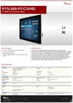 15" Multi-Touch Chassis Display R15L600-PCC3(HB)