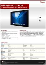 15" Qualcomm Snapdragon™ 660 S Series HMI Panel PC R15IQ3S-PCC3-POE