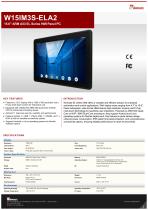15.6" ARM A53 EL Series HMI Panel PC W15IM3S-ELA2