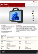 15.6" Windows Rugged Tablet PC with Intel® Core™ i5-1235U M156AD