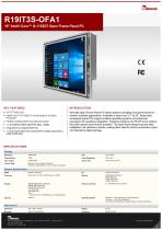 19" Intel® Core™ i5-1135G7 Open Frame Panel PC R19IT3S-OFA1