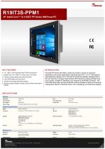 19" Intel® Core™ i5-1135G7 PP Series HMI Panel PC R19IT3S-PPM1